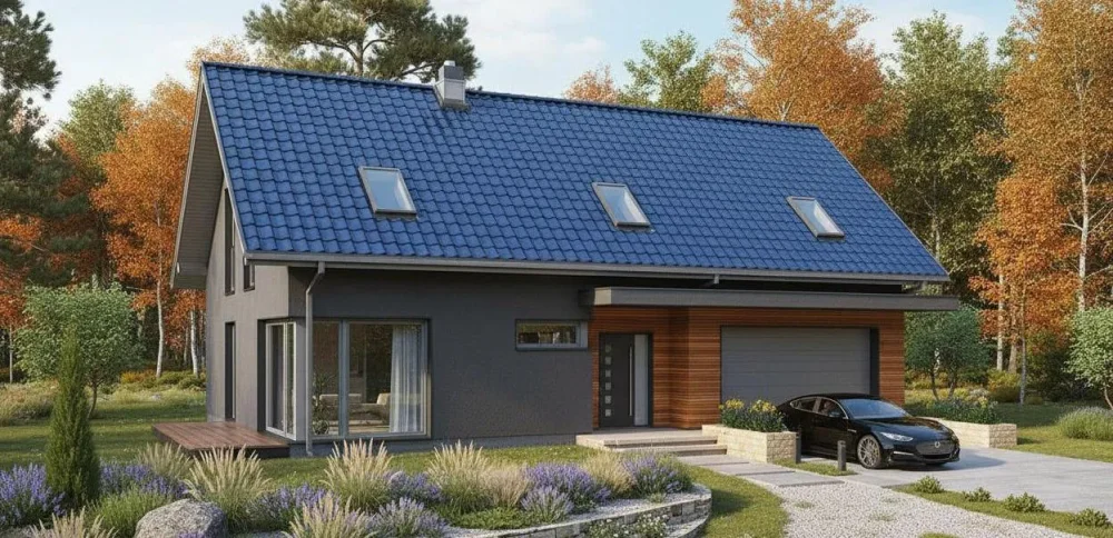 Проект Двухэтажный дом 15 на 9, 176 м2