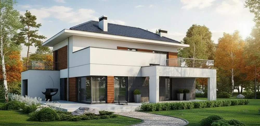 Проект Двухэтажный дом 15 на 16, 195 м2