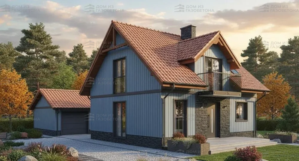 Проект Двухэтажный дом 9 на 10, 132 м2