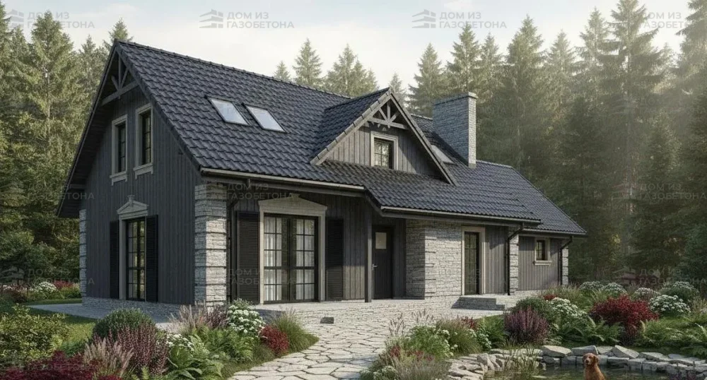 Проект Двухэтажный дом 17 на 12, 171 м2