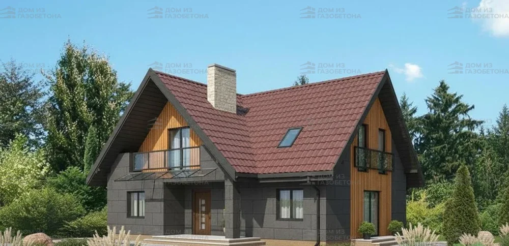 Проект Двухэтажный дом 12 на 15, 201 м2