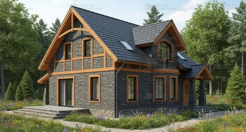 Проект Двухэтажный дом 12 на 11, 152 м2