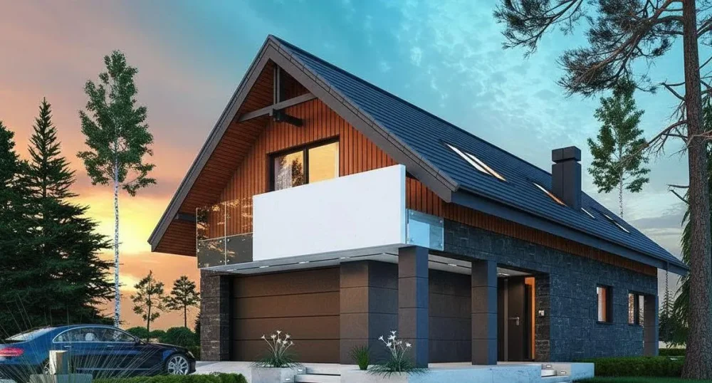 Проект Двухэтажный дом 8 на 17, 157 м2